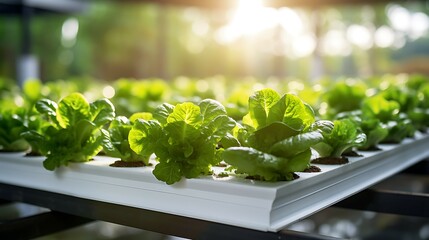 Hydroponic cultivation of lettuce