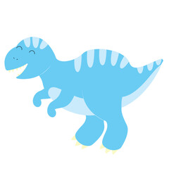 Cute Blue T-rex Dinosaur | Dinosaurs Series