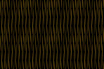 Abstract of vertical shape pattern. Design stripes gold on black background. Design print for illustration, textile, wallpaper, background. Set 6
