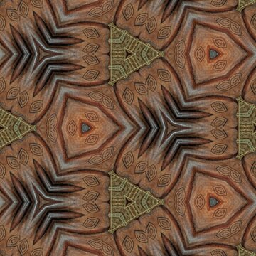 Ethnical mixed Embroidery design concept. Antique illustration art for website, user interface theme. Interior decoration idea. Abstract pattern for the carpet background