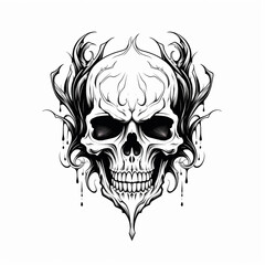 Skull with Historical Reference