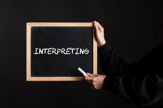 interpreting and translation from one language to another language