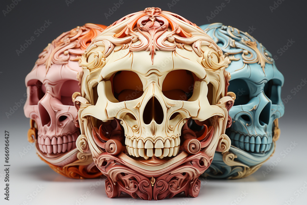 Poster a composite image showcasing different stages of a 3d printing process, highlighting the initial lay