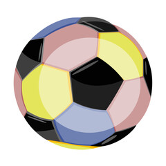 Obraz premium Ball for the game on a white background
