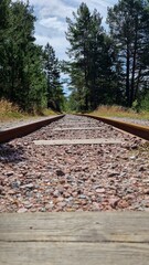 Kristiansand Norway Train Tracks of WWII