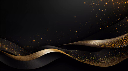 Golden abstract background for holiday