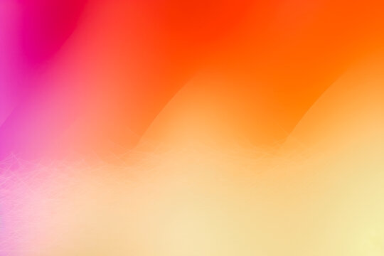 Gold red coral orange yellow peach pink magenta purple and white background. Soft blur painted background for desktop or banner.
