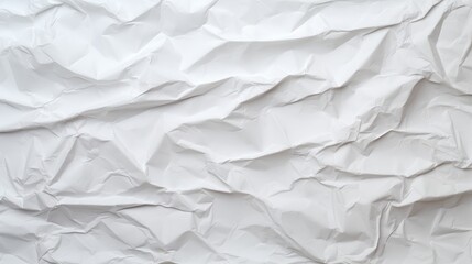 Obraz premium Reused wrinkled white paper texture or paper backdrop offering room for text or pictures