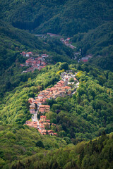 View of the small village of Bianco, Biella, Piedmont, Italy