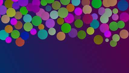 Beautiful and colorful wallpaper illustration design