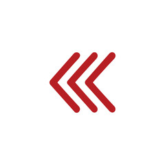 Obraz premium arrow icon on white background vector symbol 