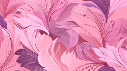 A digital pattern pink background with repeating motifs