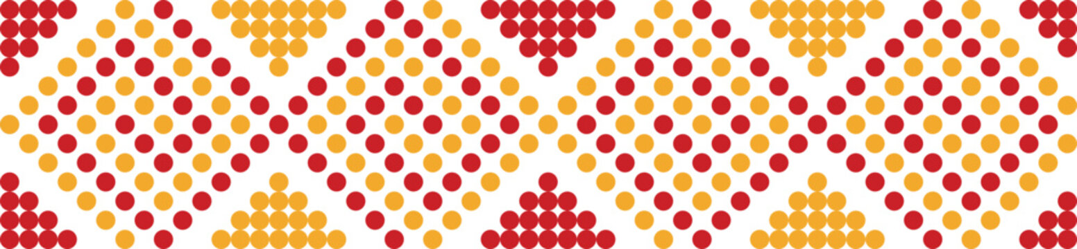 Philippine Indigenous seamless geometric pattern Mansaka weaving inspired