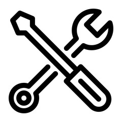 tools line icon