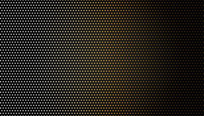 halftone style on black background