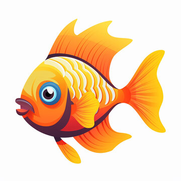 recommend clip art: Graceful curves of a swimming betta fish