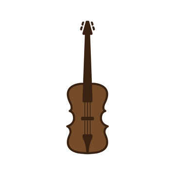 violin icon vector