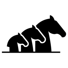 Horse vector image 