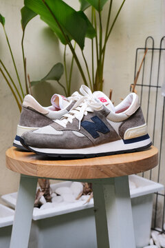 Yogyakarta, Indonesia - October 24 2023 : New balance shoes series 990v1