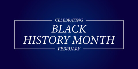 Black History Month amazing text illustration design