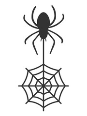 Spiderweb icon. line vector ilustration.