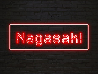 nagasaki のネオン文字