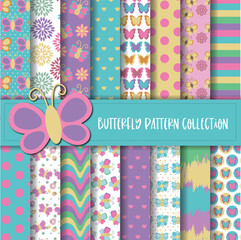 Butterfly pattern collection