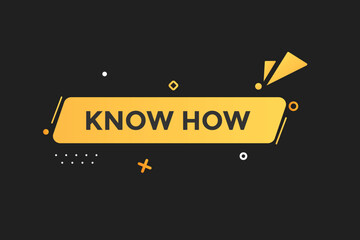  new knowhow website, click button, level, sign, speech, bubble  banner,  - obrazy, fototapety, plakaty