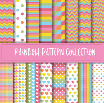 Rainbow pattern collection
