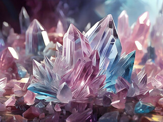 abstract crystal background