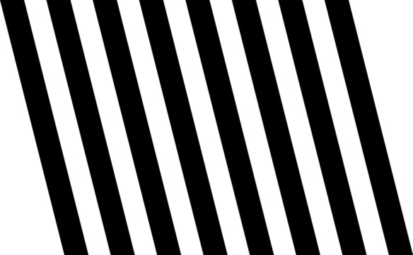 Digital png illustration of rows of black stripes on transparent background