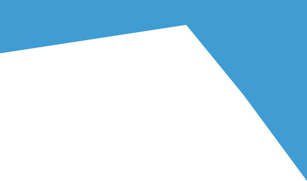 Digital png illustration of blue angular shape with copy space on transparent background