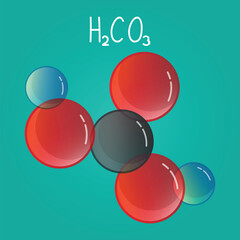 Carbonic acid H2CO3 chemical formula