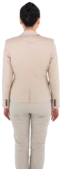Fototapete Asiatische Orte Digital png photo of back of asian businesswoman standing on transparent background