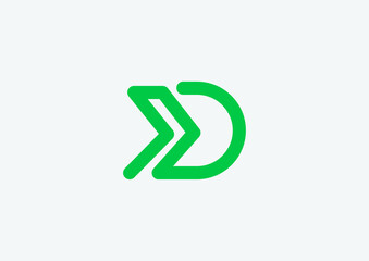 D letter Logo 