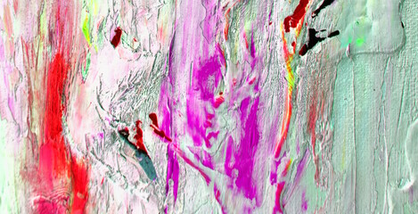 colorful painted wood