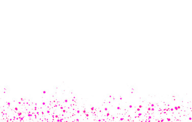 pink stary sparkles shiny dots powder frame border shape element