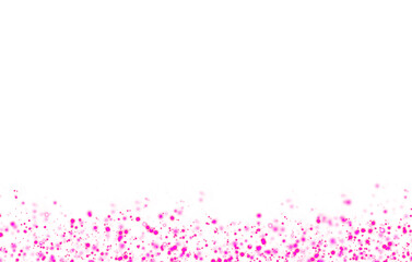 pink stary sparkles shiny dots powder frame border shape element