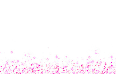 pink stary sparkles shiny dots powder frame border shape element
