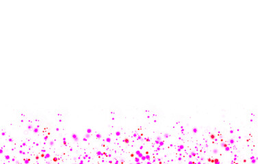 pink stary sparkles shiny dots powder frame border shape element