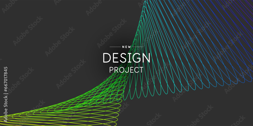 Poster abstract geometric background of simple shapes. a template for design and creativity.