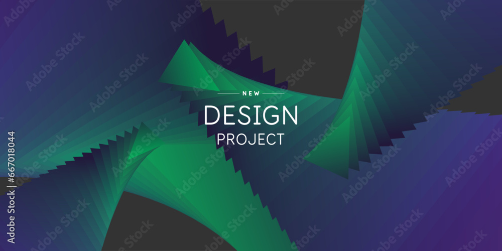 Poster a template to use in your design. a composition of geometric shapes. graphic elements for design and