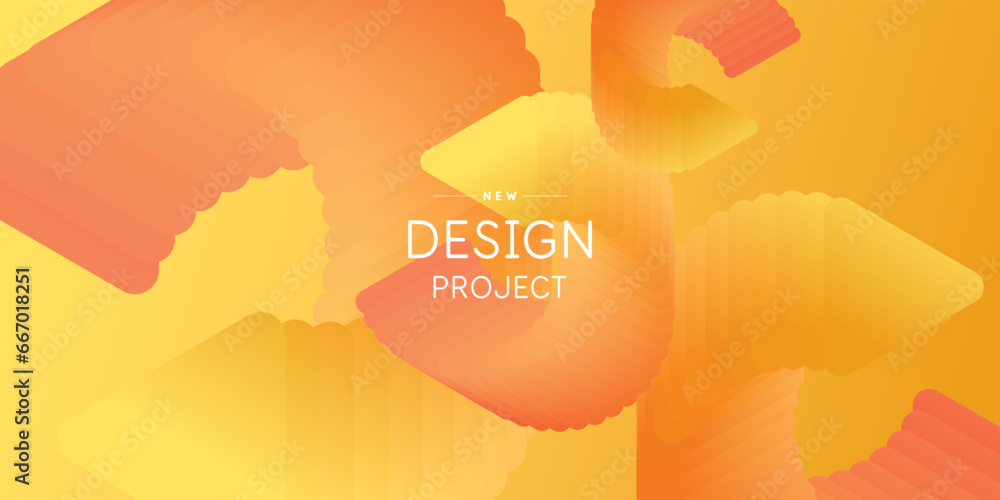 Poster abstract geometric background of simple shapes. a template for design and creativity.