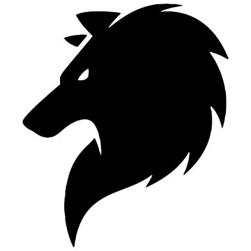 Wolf head vector image
