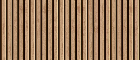 Wooden textured slats for advertising banners. Mockup for store fronts. Vector background - obrazy, fototapety, plakaty