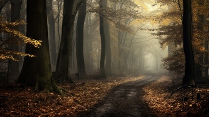 Obraz premium autumn in the forest
