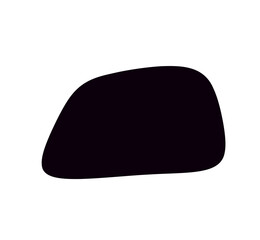 black random organic Blob shape