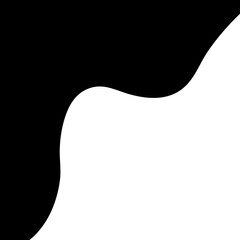 Black Abstract Shape