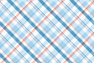 Seamless background texture of check tartan vector with a pattern textile plaid fabric.