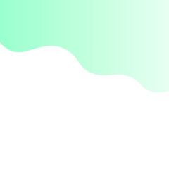 Green gradient background on transparent